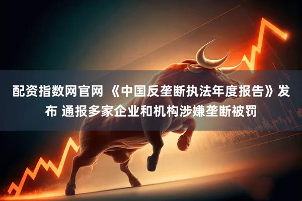 配资指数网官网 《中国反垄断执法年度报告》发布 通报多家企业和机构涉嫌垄断被罚