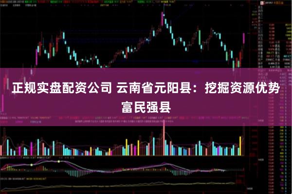正规实盘配资公司 云南省元阳县：挖掘资源优势富民强县