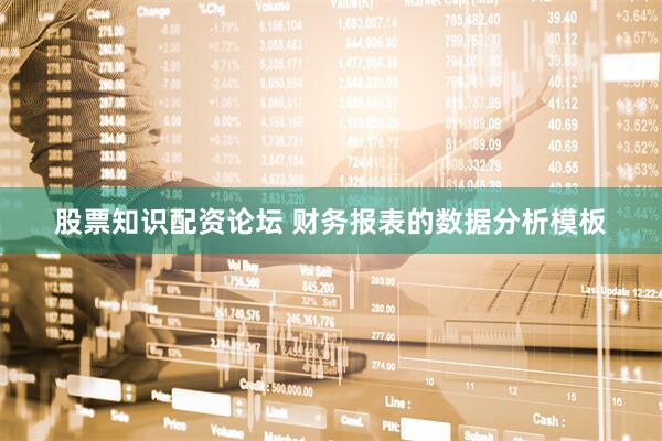 股票知识配资论坛 财务报表的数据分析模板